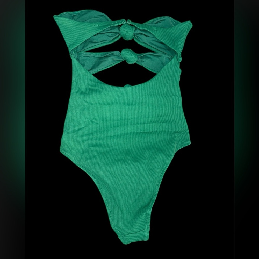 Aerie-triple knot one-piece green swimsuit - strap not included - Picture 2 of 5